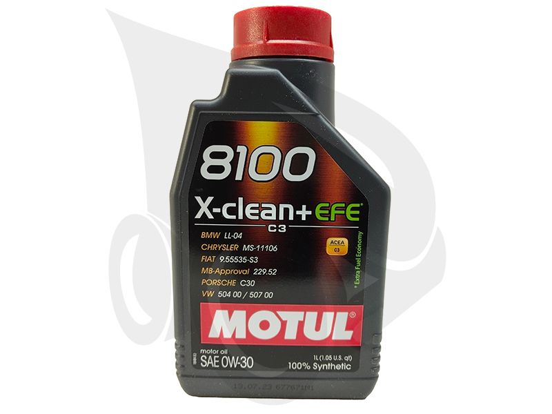 Motul 8100 X-clean+ EFE 0W-30, 1L
