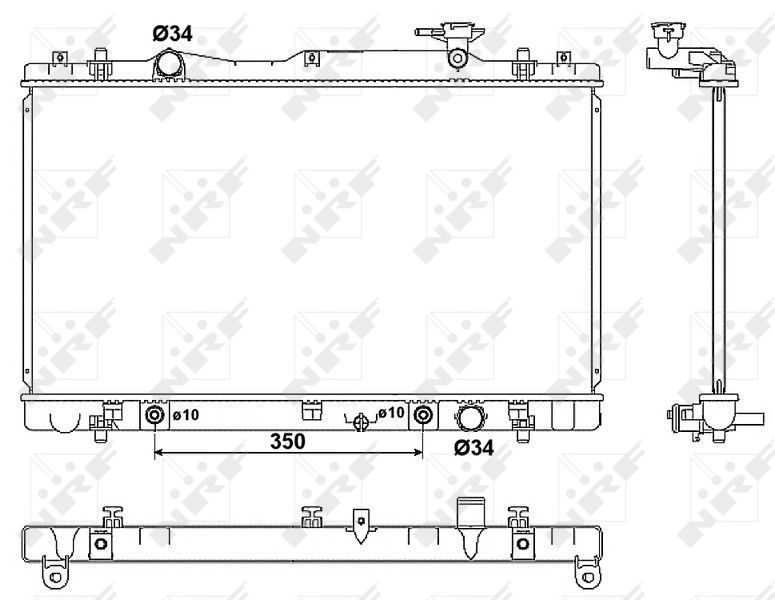 NRF 53063 - Chladič vody -