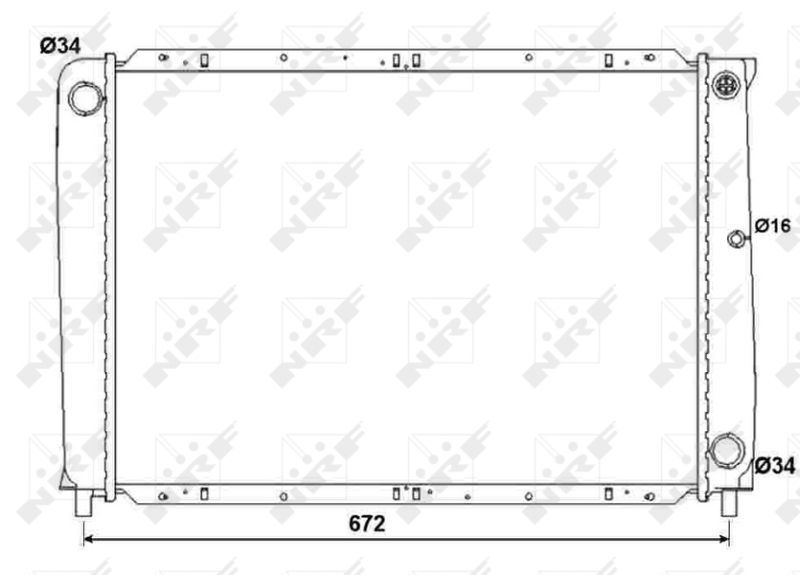 NRF 53995 - Chladič vody -
