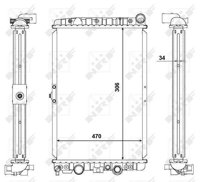 NRF 56123 - Chladič vody -