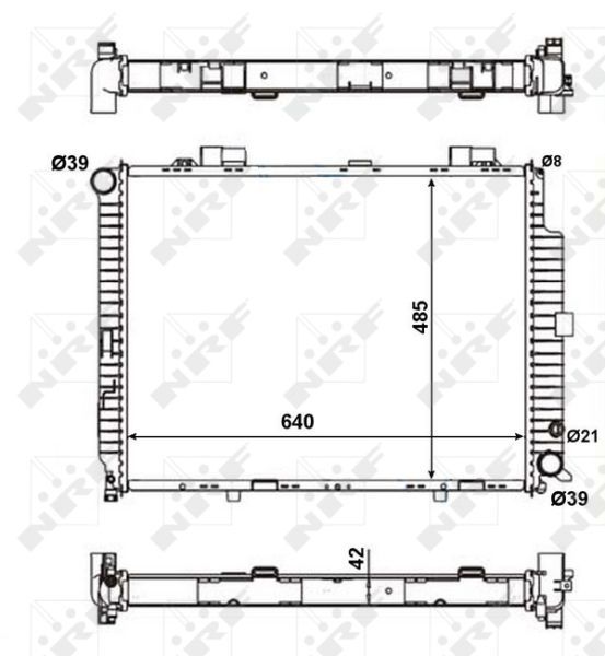 NRF 56140 - Chladič vody -