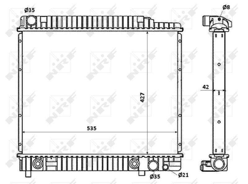 NRF 58348 - Chladič vody -