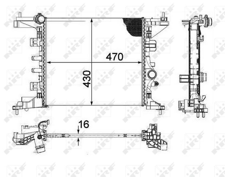 NRF 58477 - Chladič vody -