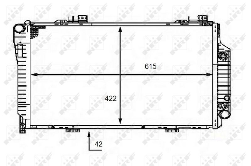 NRF 58483 - Chladič vody -