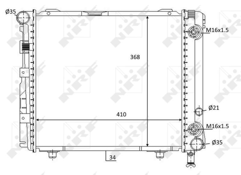 NRF 59103 - Chladič vody -