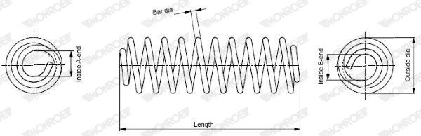 Monroe SP3421 - Pruženie -