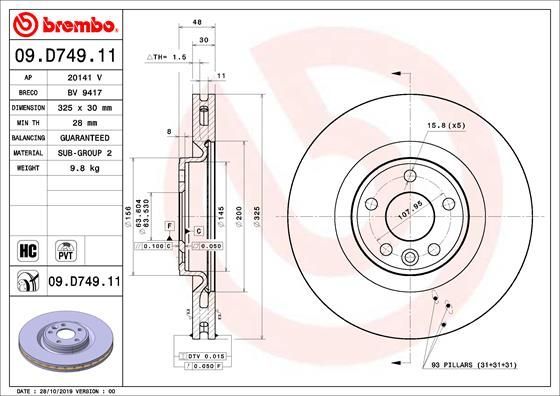 Brembo 09.D749.11