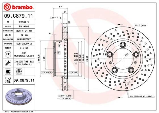 Brembo 09.C879.11