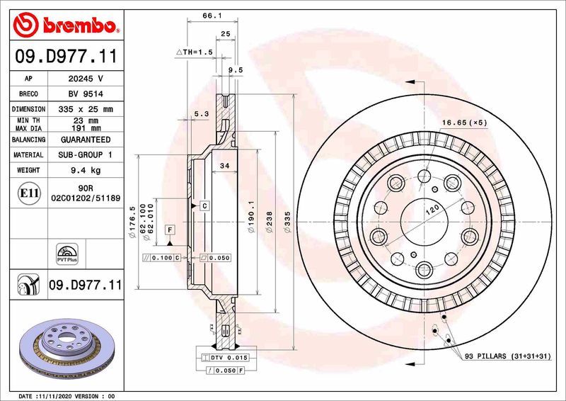 Brembo 09.D977.11