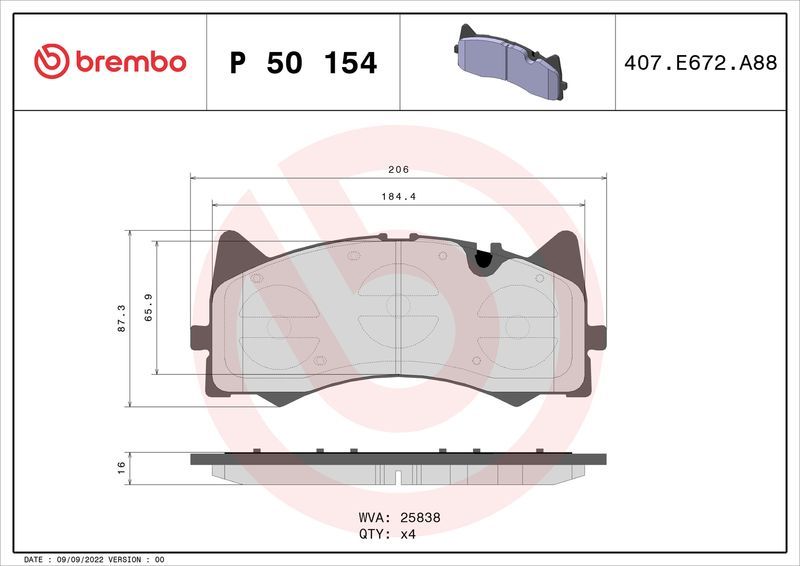 Brembo P 50 154