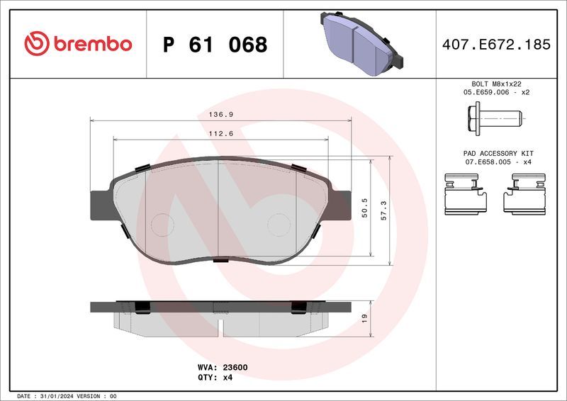 Brembo P61068