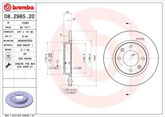 Brembo 08.2985.20