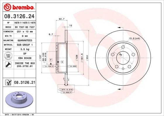 Brembo 08.3126.21