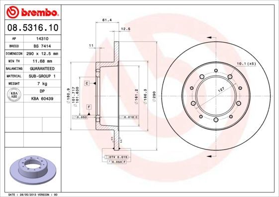 Brembo 08.5316.10