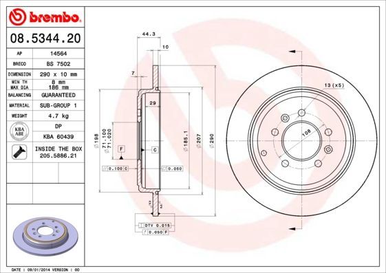 Brembo 08.5344.20