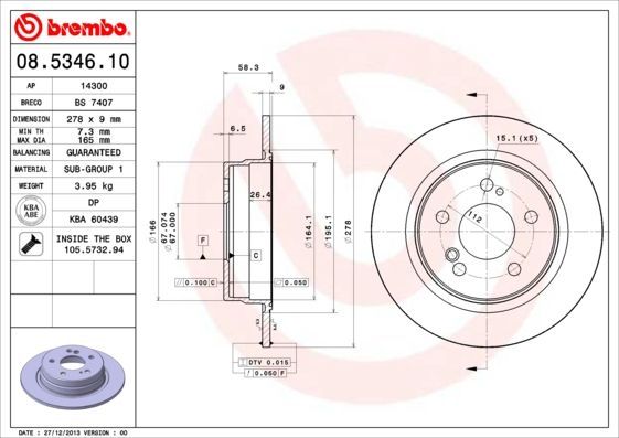 Brembo 08.5346.10