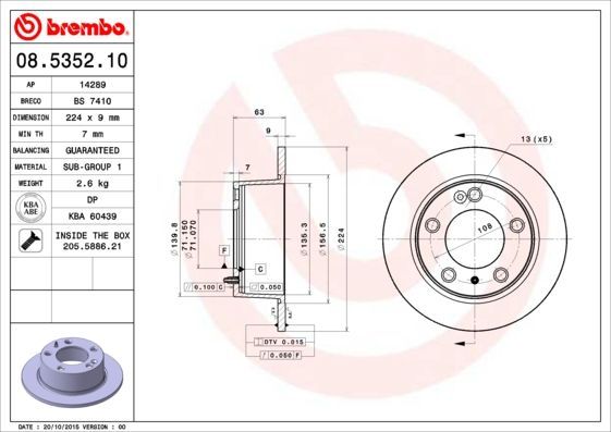 Brembo 08.5352.10
