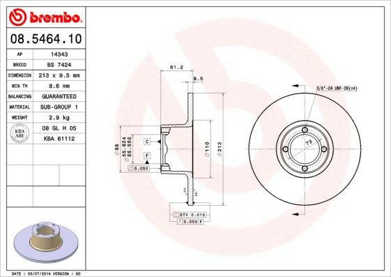 Brembo 08.5464.10