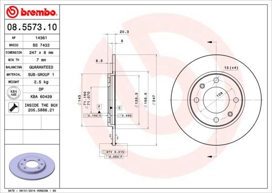 Brembo 08.5573.10