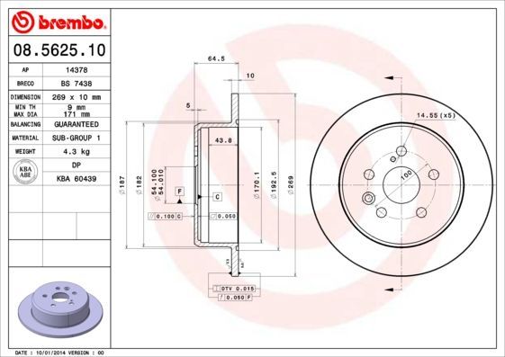 Brembo 08.5625.10