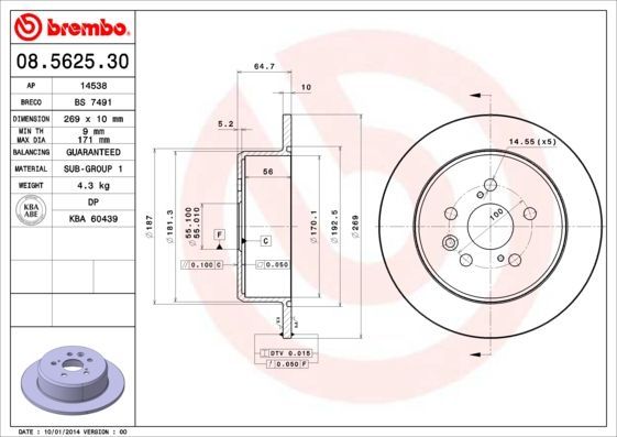 Brembo 08.5625.30