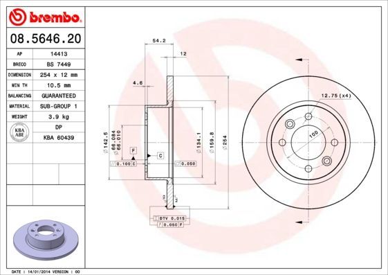 Brembo 08.5646.20