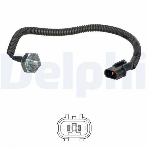 Delphi AS10257 - Snímač klepania -