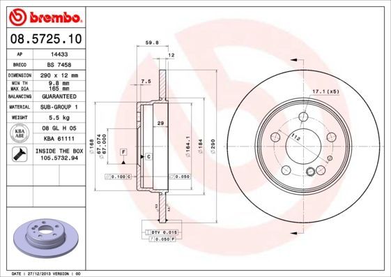 Brembo 08.5725.10