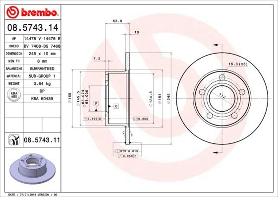 Brembo 08.5743.14