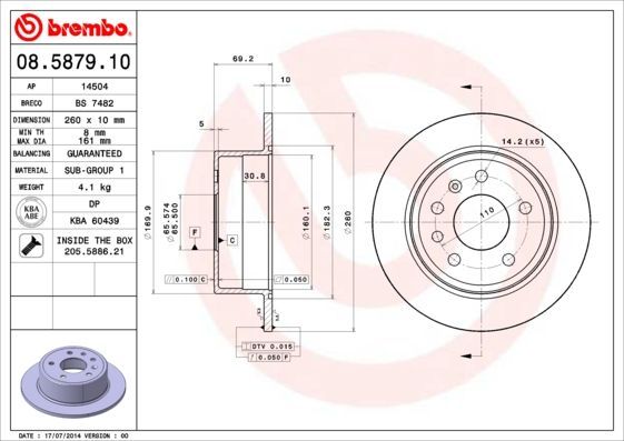 Brembo 08.5879.10