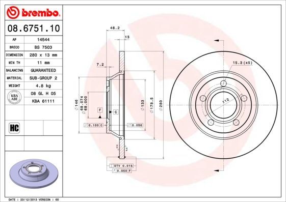 Brembo 08.6751.10