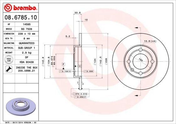 Brembo 08.6785.10