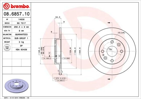 Brembo 08.6857.10
