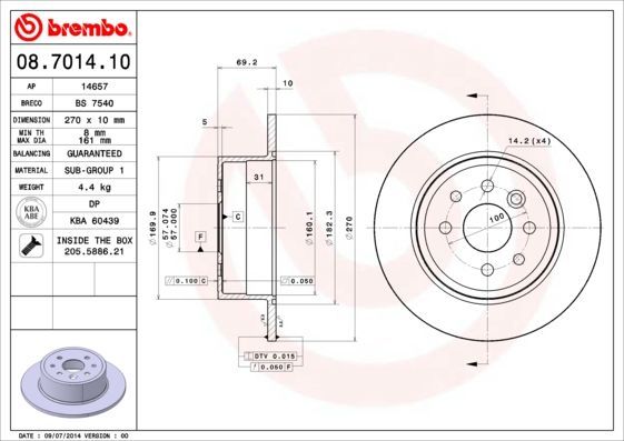 Brembo 08.7014.10