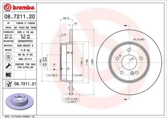 Brembo 08.7211.20