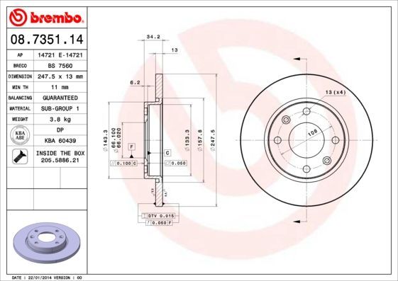 Brembo 08.7351.14