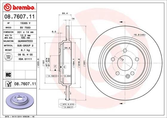 Brembo 08.7607.11