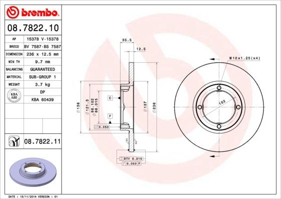 Brembo 08.7822.10