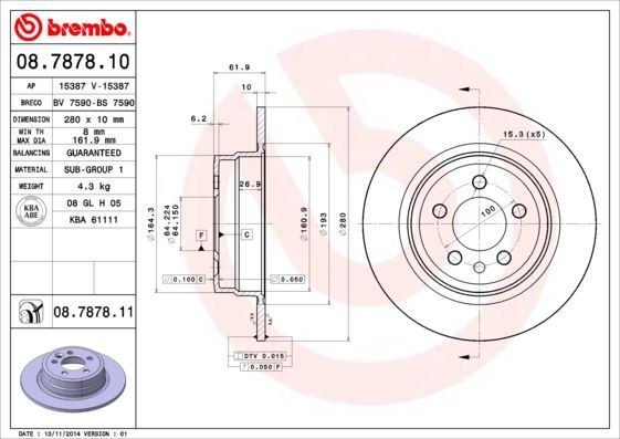 Brembo 08.7878.10
