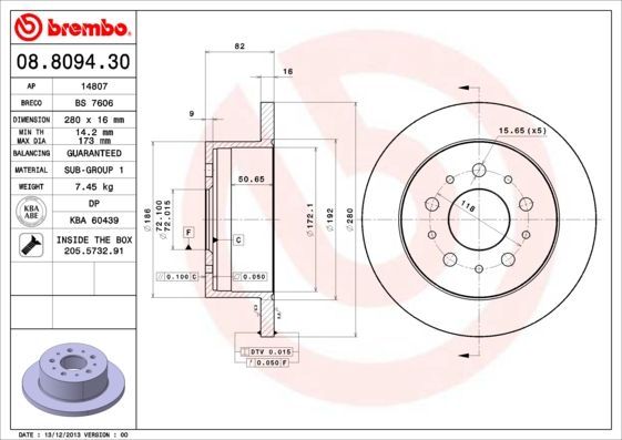 Brembo 08.8094.30