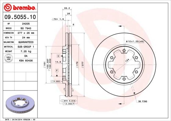 Brembo 09.5055.10