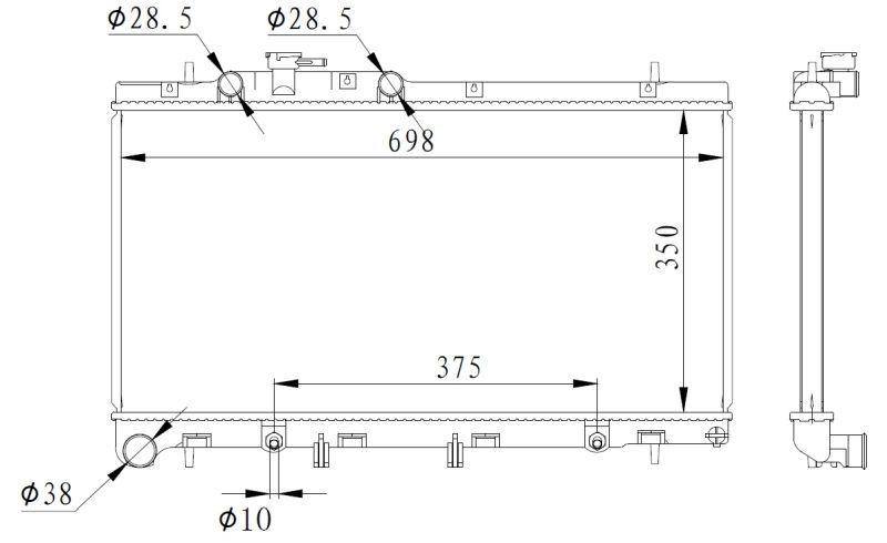 NRF 59227 - Chladič vody -