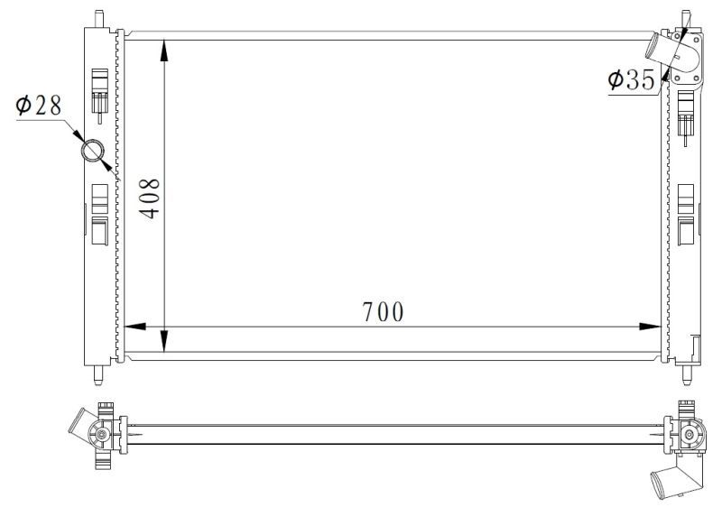 NRF 59260 - Chladič vody -