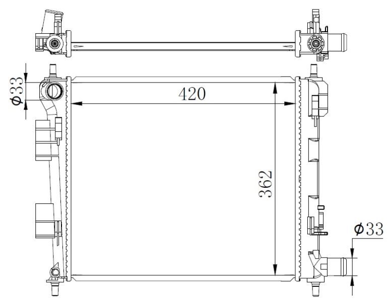 NRF 59262 - Chladič vody -