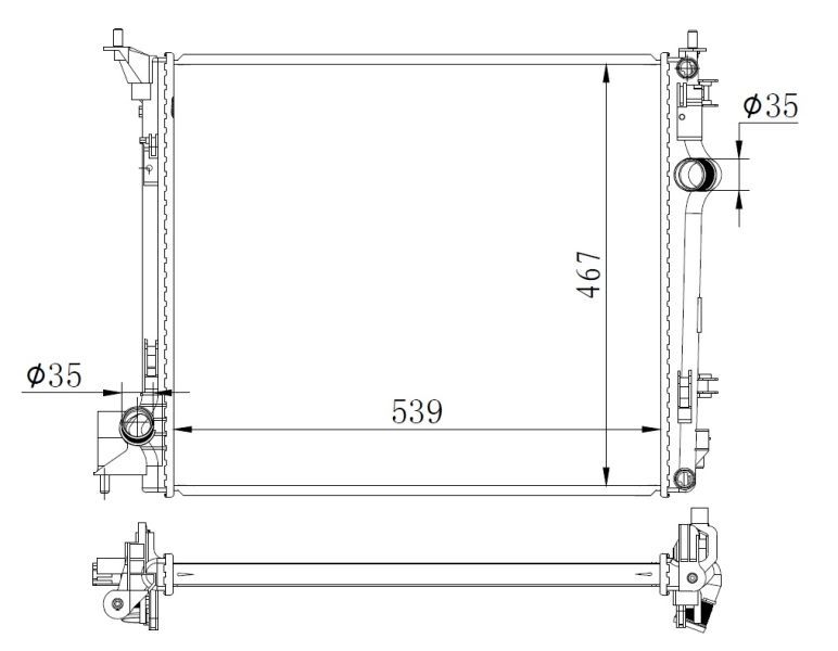 NRF 59271 - Chladič vody -