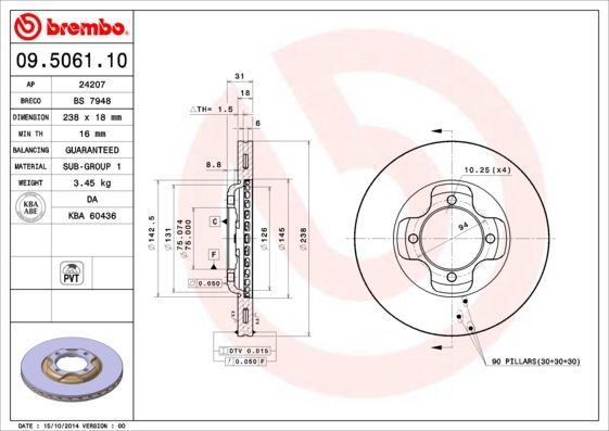 Brembo 09.5061.10