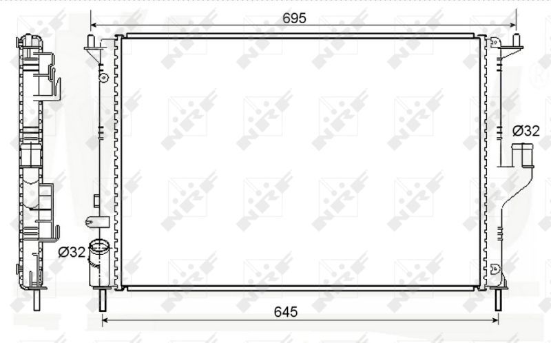 NRF 53118A - Chladič vody -