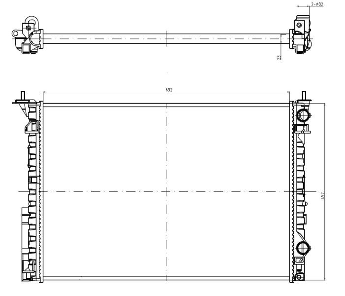 NRF 58242A - Chladič vody -