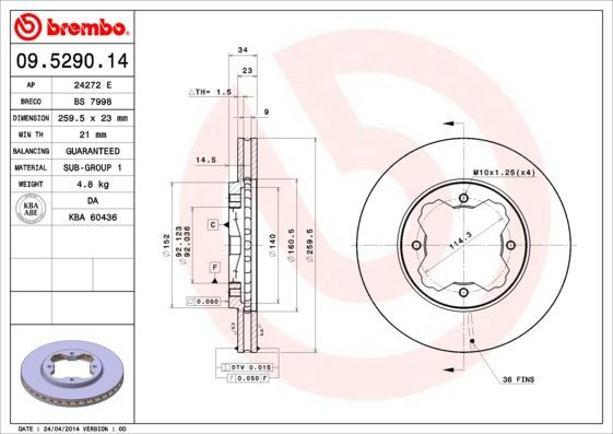 Brembo 09.5290.14
