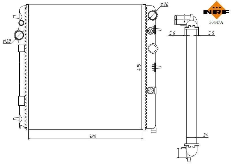 NRF 50447A - Chladič vody -